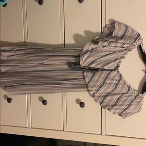 A pretty off the shoulder dress!